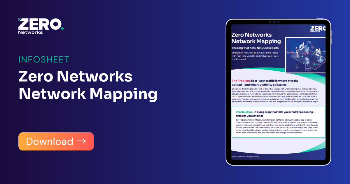 Infosheet: Zero Networks Network Mapping
