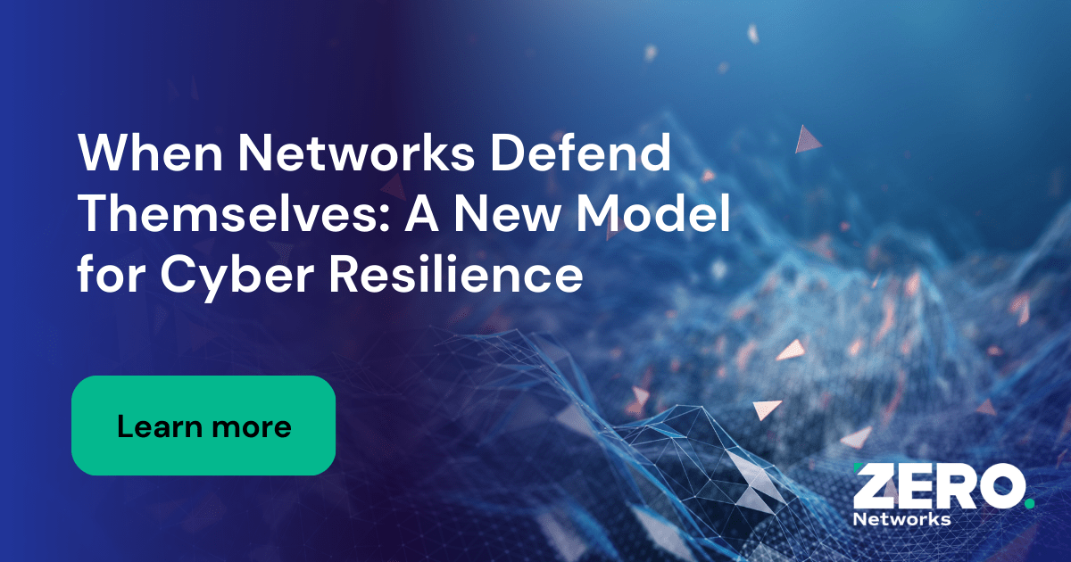 When Networks Defend Themselves: A New Model for Cyber Resilience